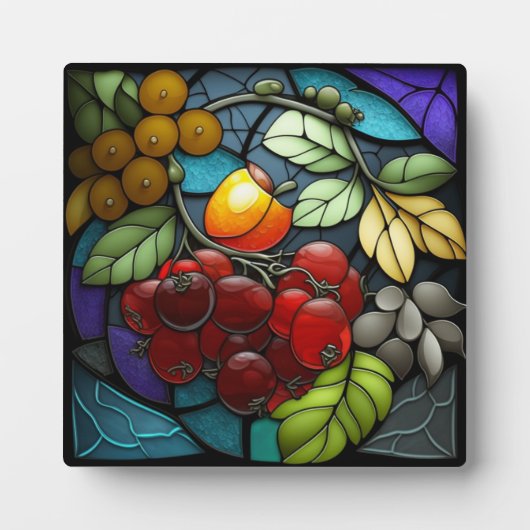 Glazen in lood fotoplaat (Voorkant)