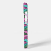 Glazen in lood gepantserde bloemen Case-Mate iPhone case (Achterkant / Links)