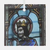 Glazen in lood kerk raam glas ornament (Voorkant)