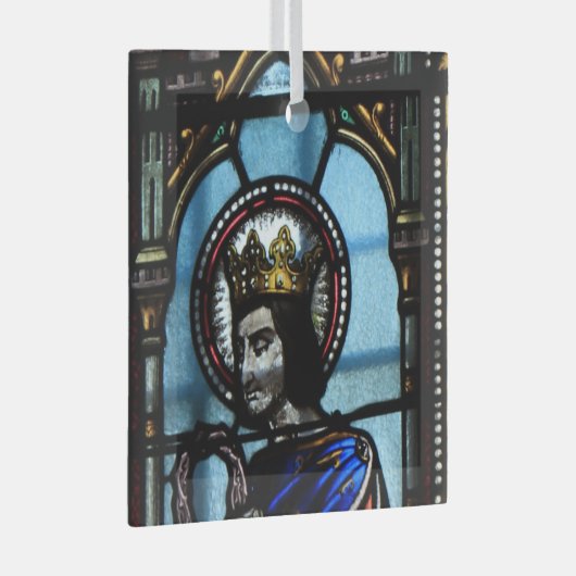 Glazen in lood kerk raam glas ornament (Voorkant Rechts)