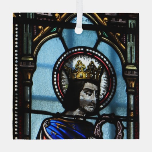 Glazen in lood kerk raam glas ornament (Achterkant)