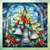 Glazen in lood klokken venster vastklampen raamsticker (Vel 3)