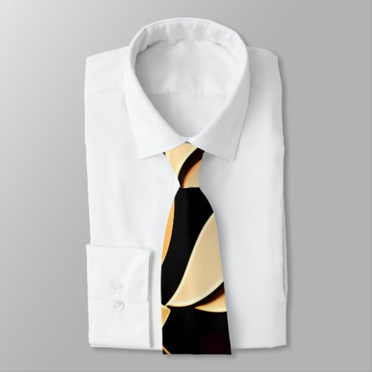 Glazen in lood lelie rood mozaïekpatroon stropdas (Gebonden)