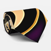 Glazen in lood lelie rood mozaïekpatroon stropdas (Opgerold)