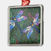 Glazen in lood libellen metalen ornament (Links)