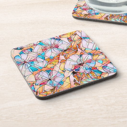 Glazen in lood overvallen bier onderzetter (Linkerzijde)