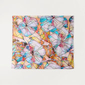 Glazen in lood overvallen wandkleed (Voorkant (horizontaal))