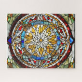 Glazen in lood raampuzzel legpuzzel (Horizontaal)