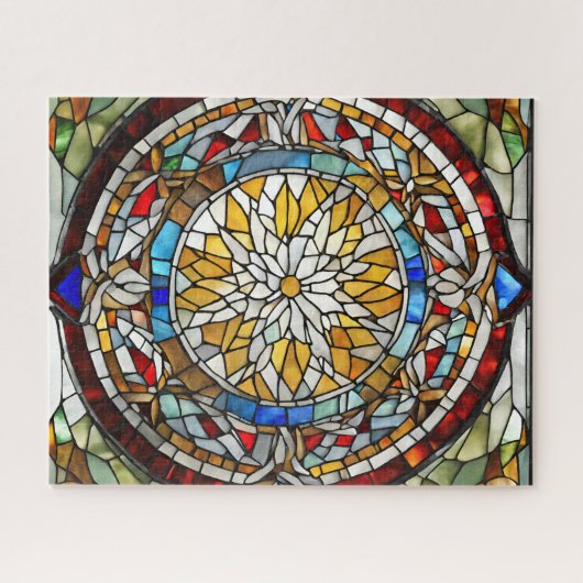 Glazen in lood raampuzzel legpuzzel (Horizontaal)