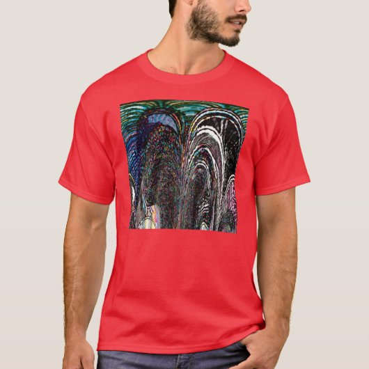 Glazen in lood t-shirt (Voorkant)