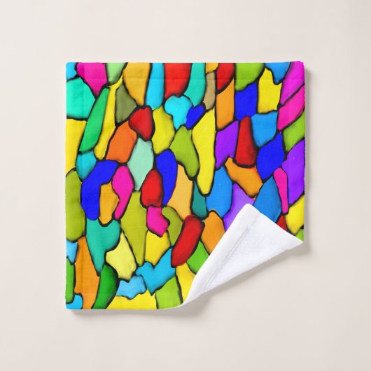 Glazen in lood washandje (Wasdoekje)