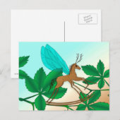 Glazen insecten bekijken - Rockinghorse-Fly Briefkaart (Voorkant / Achterkant)