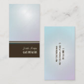 Glazen installateurs, visitekaartjes (Voorkant / Achterkant)