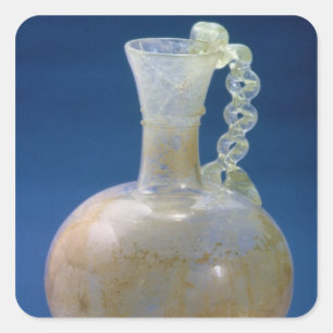Glazen jug, Roman, derde eeuw Vierkante Sticker
