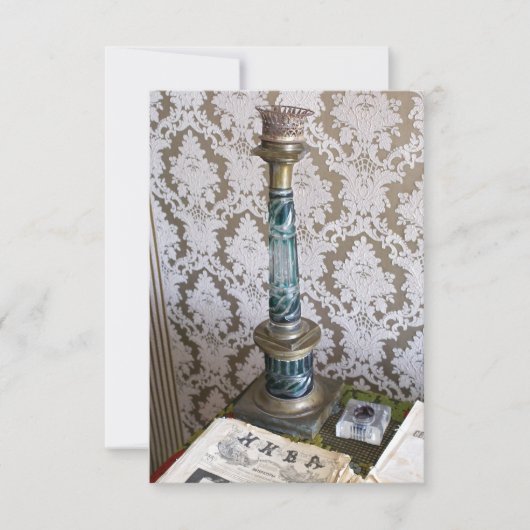  glazen kaarthouder aankondiging (Voorkant)