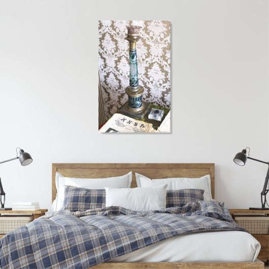 glazen kaarthouder canvas afdruk (Insitu (Slaapkamer))