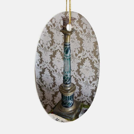  glazen kaarthouder keramisch ornament (Rechts)