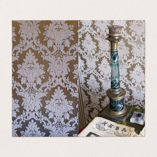 glazen kaarthouder visitekaartje (Buitenkant ongevouwen)