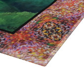 Glazen keuken snijplank Japanse esdoorn boom (Hoek)