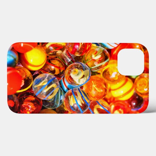 Glazen knikkers kleurrijke nostalgisch Case-Mate iPhone case (Achterkant (horizontaal))