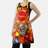Glazen knikkers kleurrijke  nostalgisch schort (Insitu)