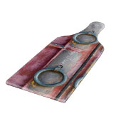 Glazen knipplankroze vergrendelingen snijplank (Hoek)