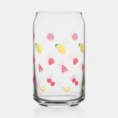 Glazen kopjes - Schattigee vruchten ontwerp (Voorkant)