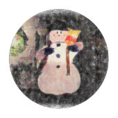 GLAZEN KORTING,"MR. SNEEUW MAN" SNIJPLANK (Voorkant)