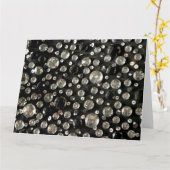 Glazen kralen en -equines kaart (Gele Bloem)