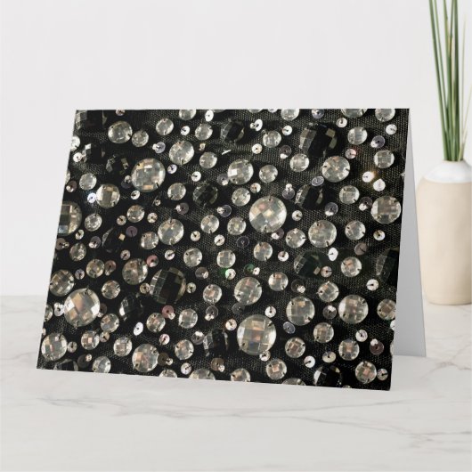 Glazen kralen en -equines kaart (Voorkant)