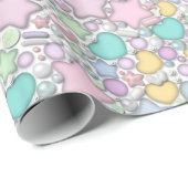 Glazen kralen, juwelen cadeaupapier (Rol Hoek)