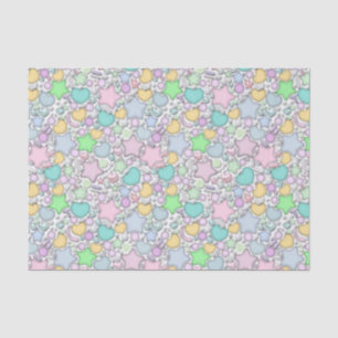 Glazen kralen, juwelen tissuepapier