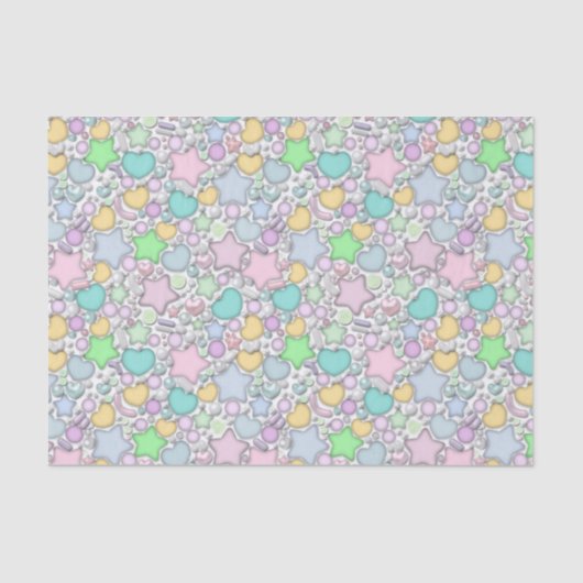 Glazen kralen, juwelen tissuepapier (Voorkant)