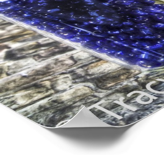 Glazen kralen poster (Hoek)