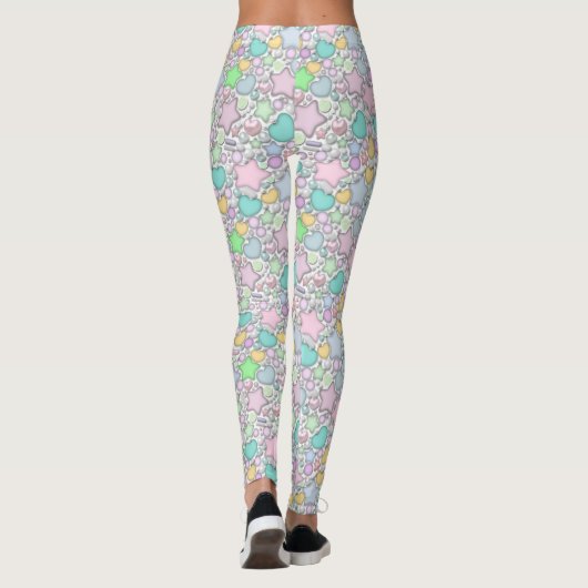 Glazen kralen, sieraden leggings (Achterkant)