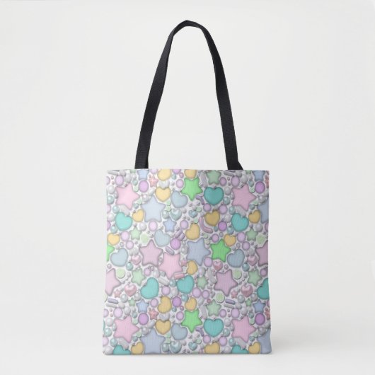 Glazen kralen, sieraden tote bag (Voorkant)