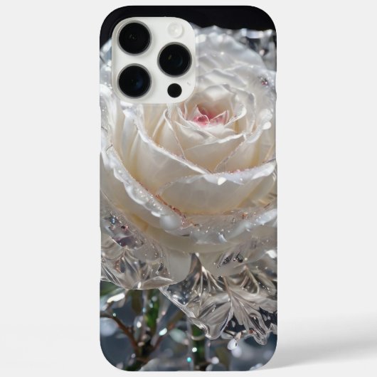 Glazen Kristal Roos Case-Mate iPhone Case (Achterkant)