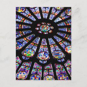 Glazen licht briefkaart