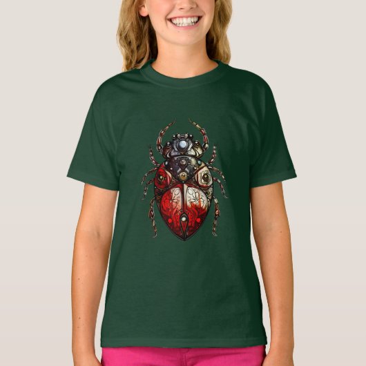 Glazen lieveheersbeestje t-shirt (Voorkant)