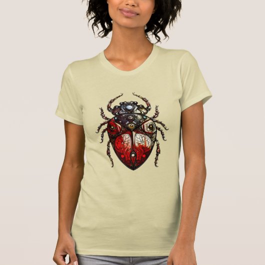 Glazen lieveheersbeestje t-shirt (Voorkant)