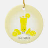 Glazen limonade keramisch ornament (Voorkant)