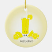 Glazen limonade keramisch ornament (Achterkant)