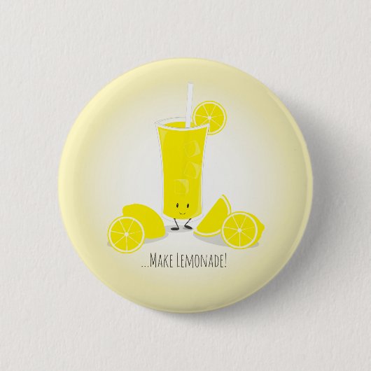 Glazen limonadeglas | Button (Voorkant)