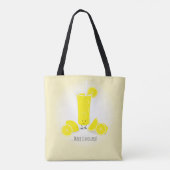 Glazen limonadeglas | Canvas tas (Achterkant)