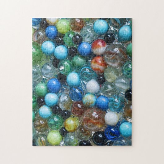 Glazen marbles legpuzzel (Verticaal)