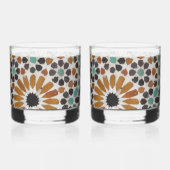 Glazen met Marrakech mozaïk (Achterkant)