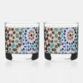 Glazen met Marrakech mozaïk (Rechts)