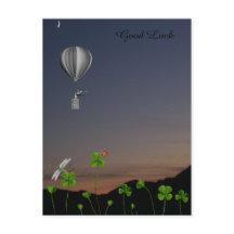 Glazen met vier bladklaver - Goed Luck