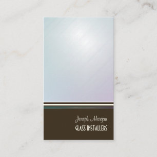 Glazen monteurs,  visitekaartjes