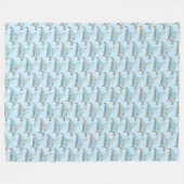 Glazen Muiltje Fleece Deken (Voorkant (Horizontaal))